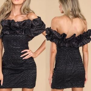 NWT DO+BE Mini Dress Black